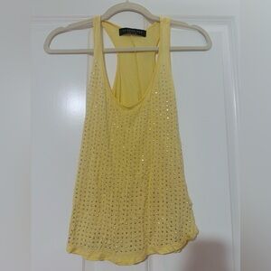 The Classic Yellow Sparkle Tank Top
